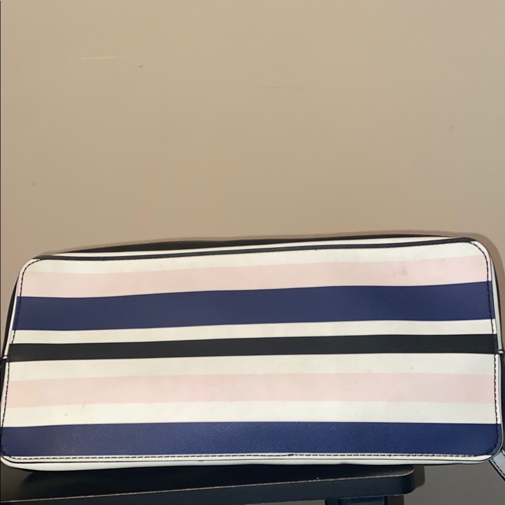 Kate Spade Black and Blue Striped Women's Bag GUC - Picture 6 of 8